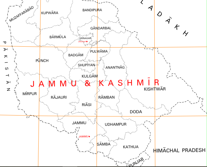 Jammu & Kashmir General Studies,General Knowledge of J&K,