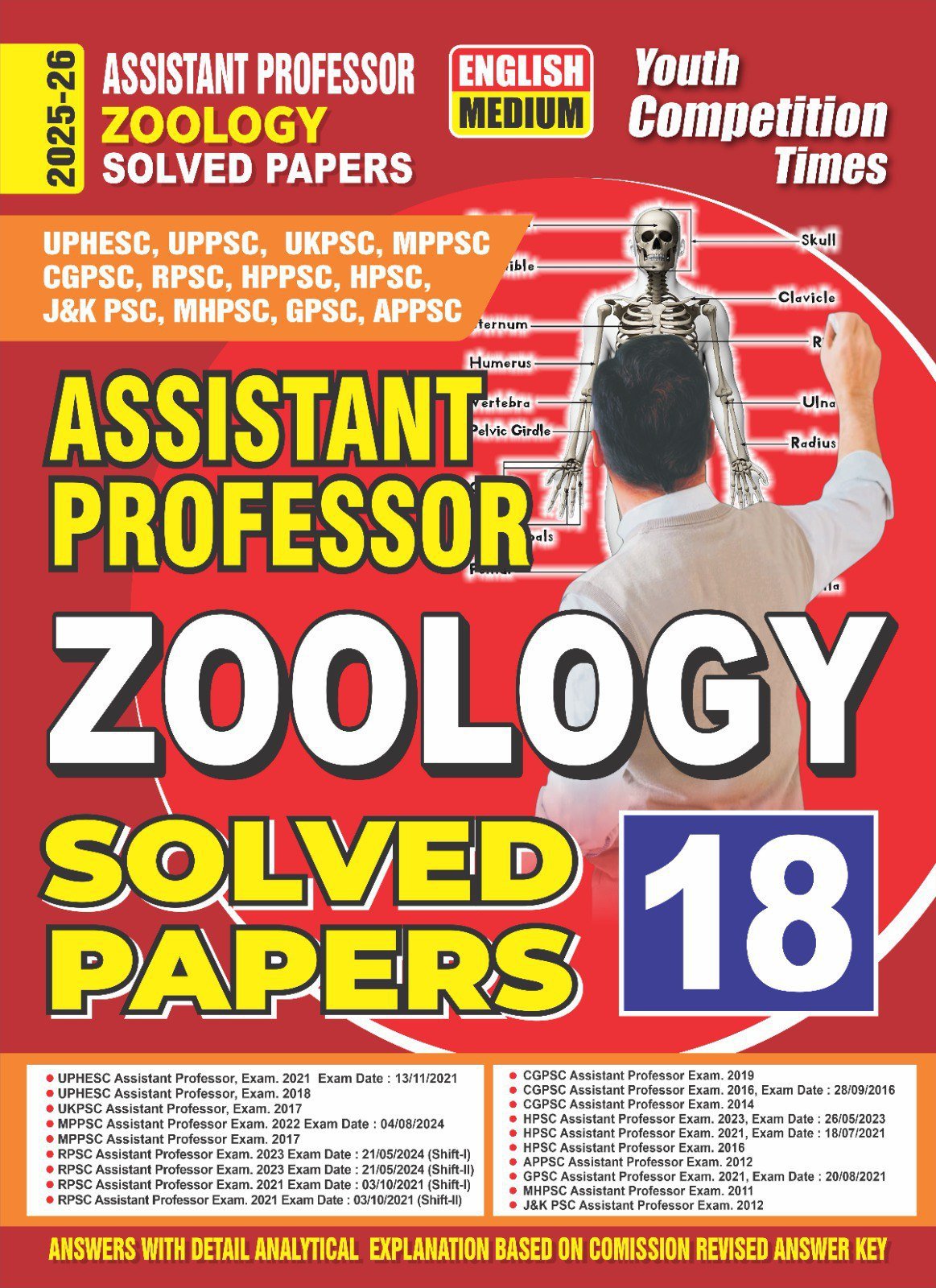 Assistant Professor ZOOLOGY Solved Papers